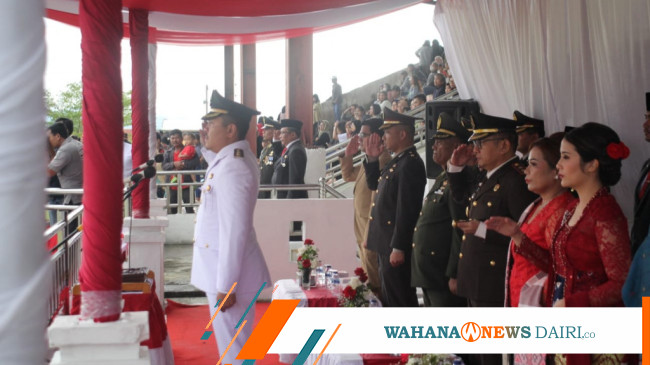 Wabup Dairi Irup Penurunan Bendera Hut Kemerdekaan Ri Ke Wahana