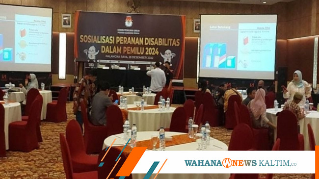 KPU Kalteng Sosialisasi Pemilu 2024 Kepada Penyandang Disabilitas