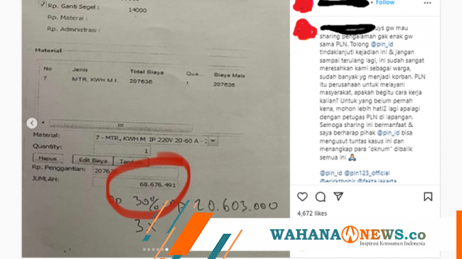 Viral Pelanggan PLN Didenda Rp 68 Juta Karena Segel Meteran Tak Asli