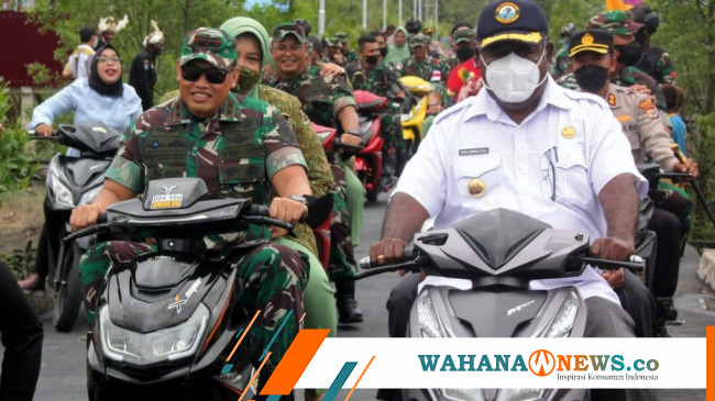 Danrem Atw Merauke Dampingi Mayjen Tni Teguh Muji Kunjungan Kerja