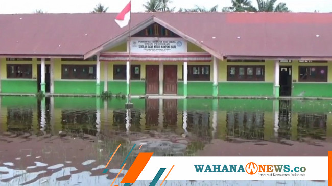 Sd Di Aceh Terendam Banjir Sekolah Diliburkan Wahana News