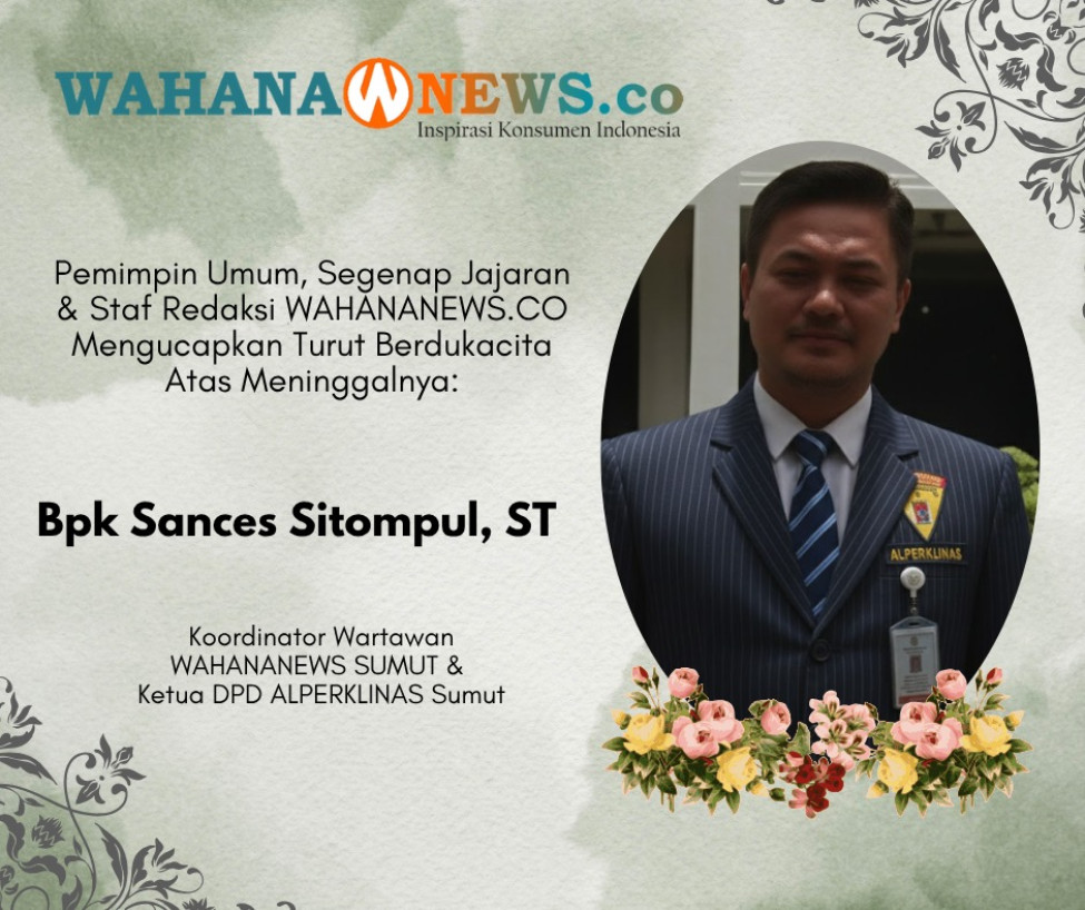 Turut Berduka Cita Sances Sitompul