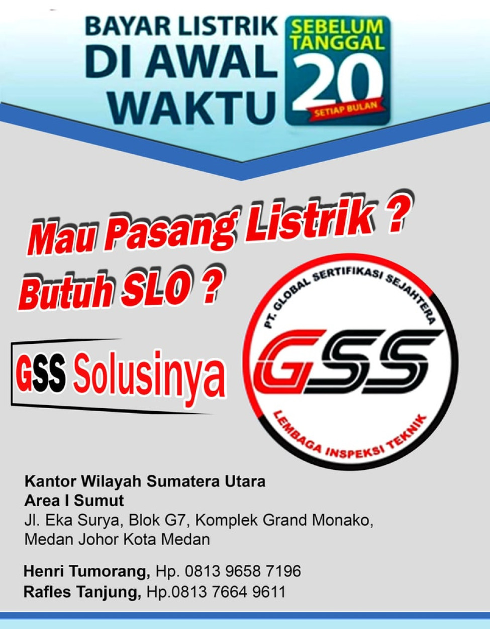 GSS Sumut - LIT - SLO - PT Global Sertifikasi Sejahtera