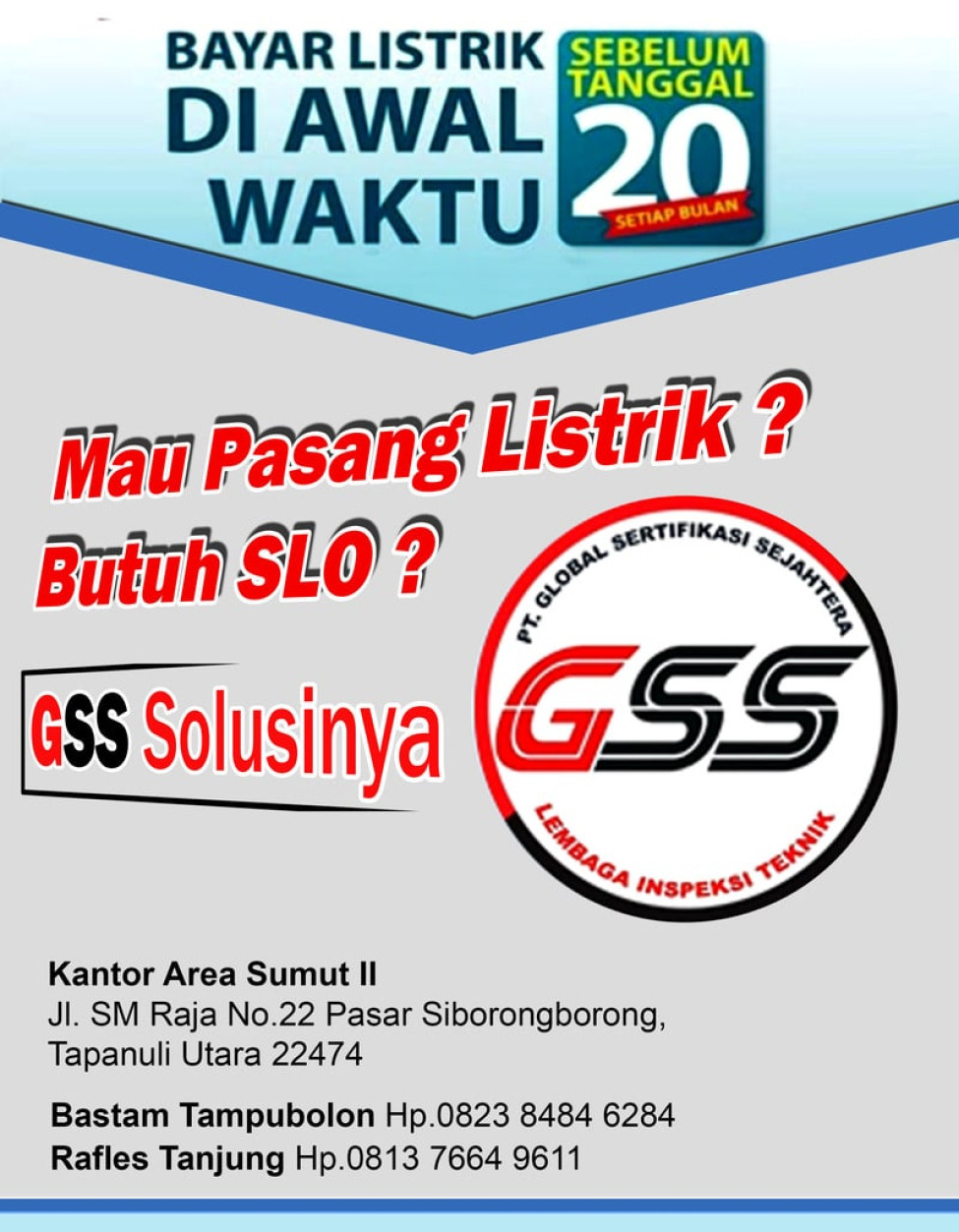 GSS Sumut - LIT - SLO - PT Global Sertifikasi Sejahtera