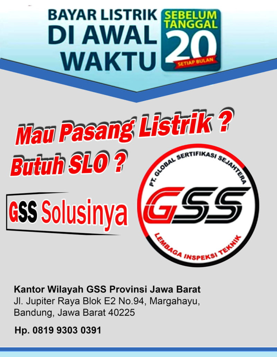 PT. Global Sertifikasi Sejahtera Wilayah Jawa Barat - GSS JABAR - SLO - LIT-TR