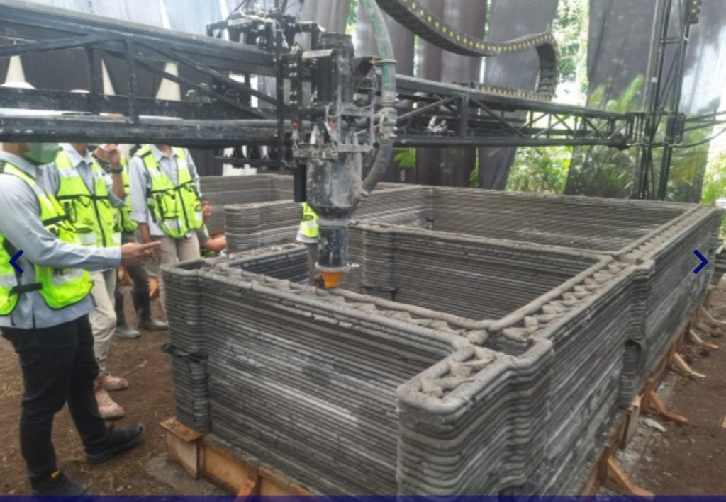 Kementerian PUPR Manfaatkan Teknologi 3D Printing Bangun Rumah Khusus