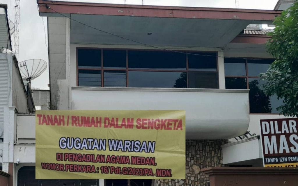 Di Medan, Kakak Gugat Adik Kandung ke Pengadilan
