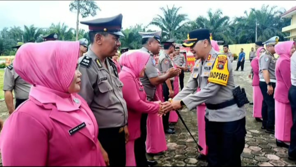 27 Personil Polres Palas Naik Pangkat di Awal Tahun 2026