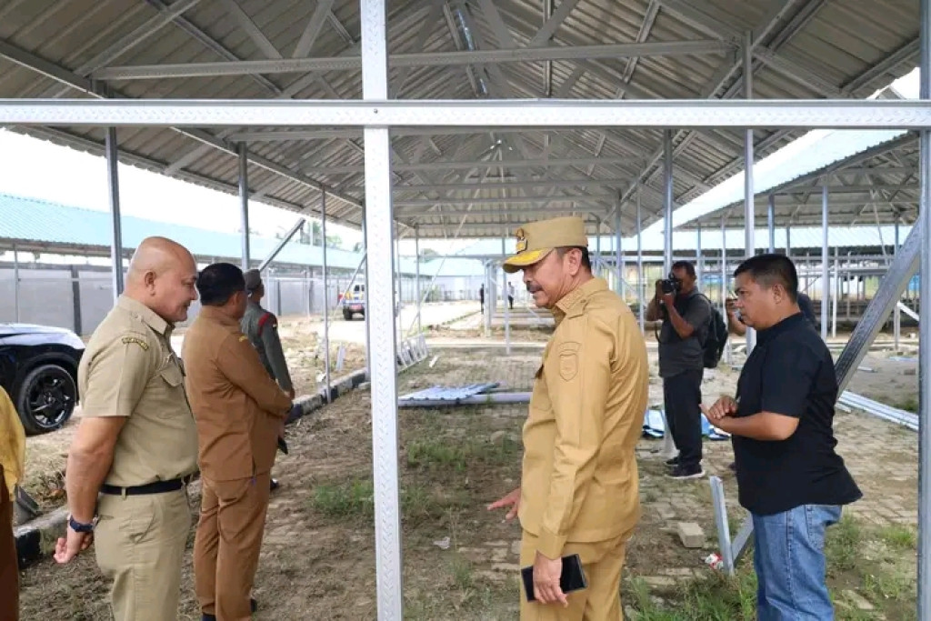 660 Los Samping Pasar Baru Segera Difungsikan, Pembangunan Capai 90 Persen