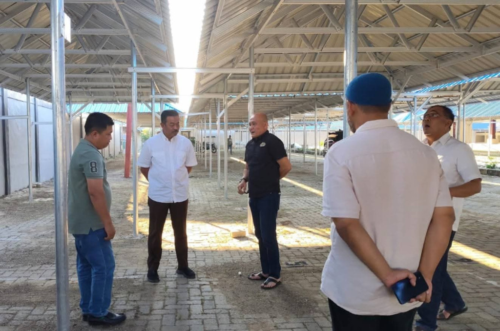 700-an Los Siap Pakai Pasar Baru Panyabungan Dilakukan dengan Cabut Nomor kepada Pedagang, Pelaksanaannya Rabu Ini