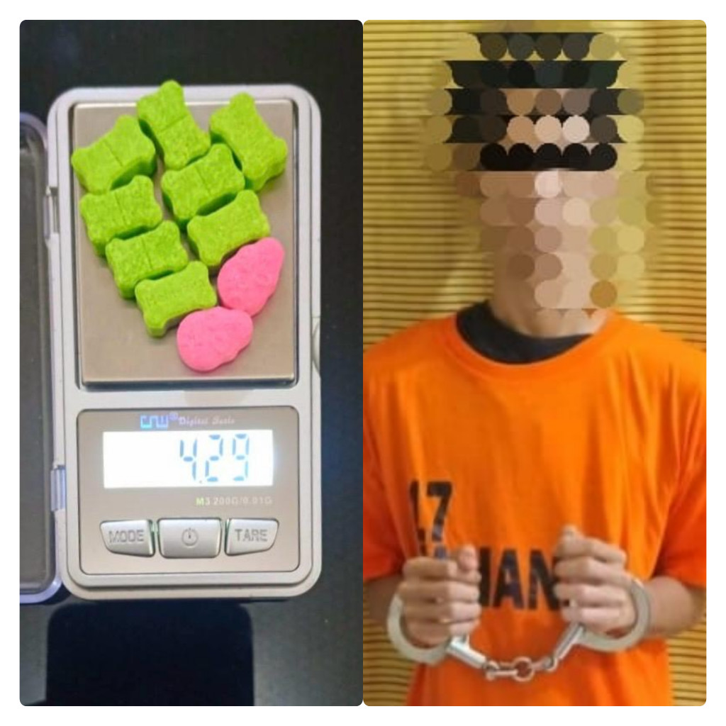 Aksi Kejar - kejaran Terjadi, Bandar Narkoba Lau Mulgap Gool.