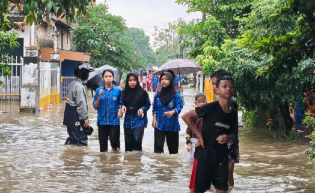 Banjir Meluas di Kabupaten Bekasi, 41 Desa Terendam dan Ribuan Warga Mengungsi