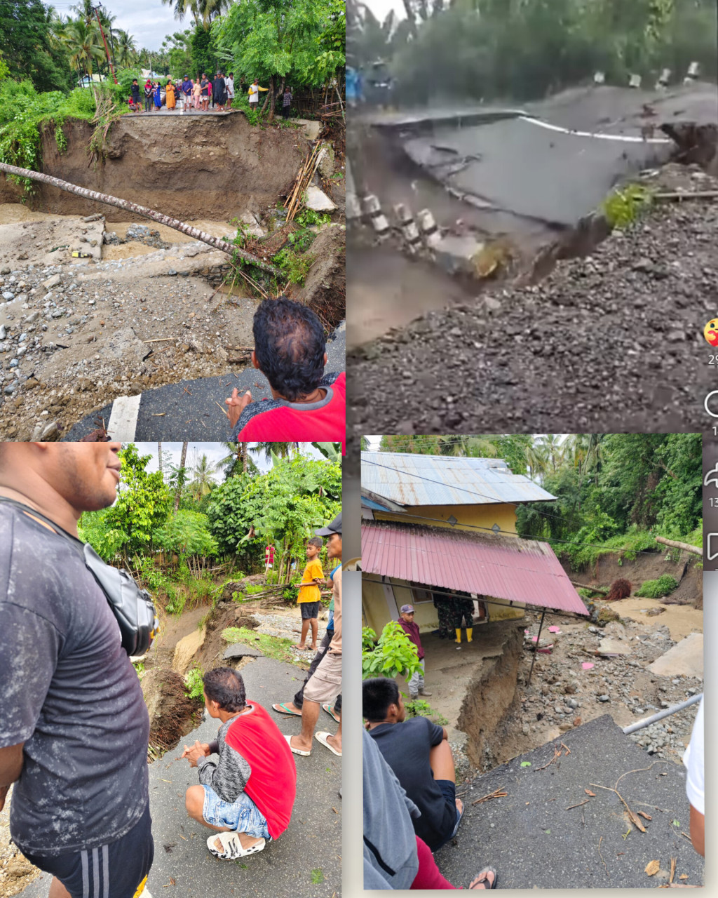 Banjir Menerjang Kabupaten Donggala, Sulteng, 3 Rumah Warga Dilaporkan Hanyut, 1 Jembatan Putus 4 Desa Terisolir