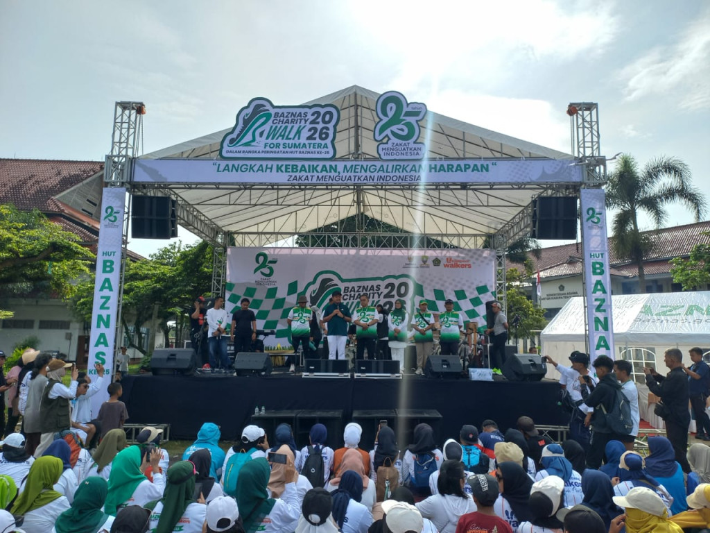 Baznas Charity Walk for Sumatera 2026 Dipadati Peserta, Wujudkan Zakat Kuatkan Indonesia