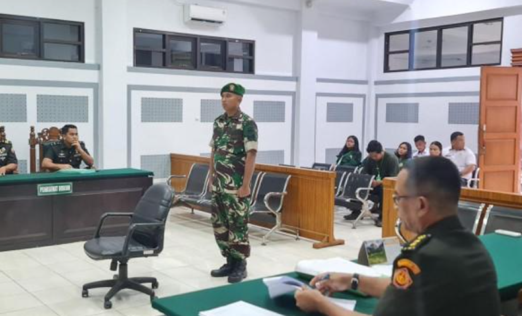 Bunuh Istri Sendiri, Oditur Tuntut Mati Serma Tengku Dian Anugerah