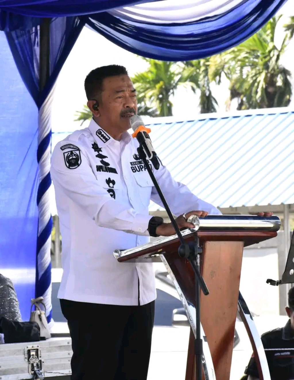 Bupati Madina Buka Pengundian Los Pasar Baru, Minta Pedagang Beroperasi Sebelum Ramadhan