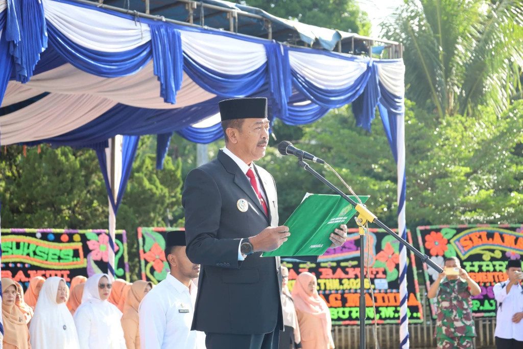 Bupati Madina Pimpin Upacara Hari Amal Bakti ke-80 Kementerian Agama