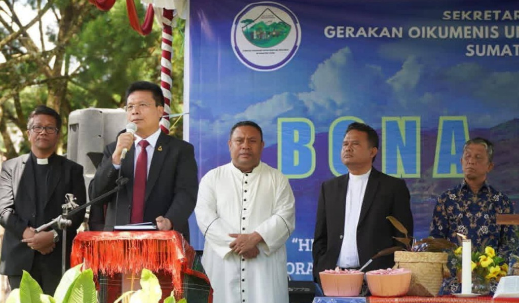 Dalam Ibadah Syukuran Awal Tahun Sekber Gokesu Digelar di Jetun Silangit
