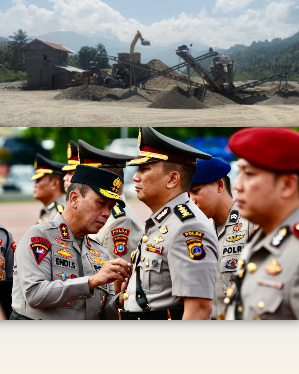 Dirreskrimsus Polda Sulteng Silih Berganti Sejumlah Kasus Tambang Ilegal dan Korupsi APBD Tak Kunjung Selesai