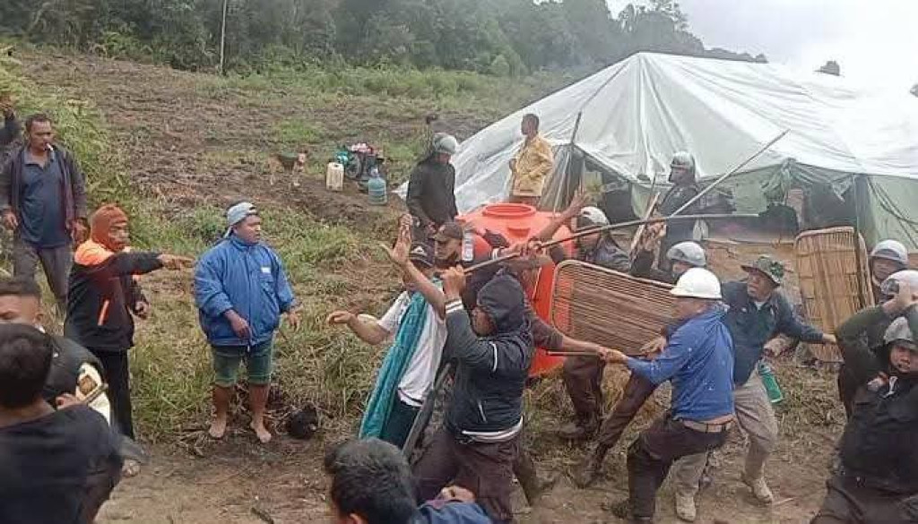 Bentrok Keamanan PT TPL Melakukan Kekerasan dan Pemblokiran Akses Hutan Adat Kepada Masyarakat Adat Nagasaribu