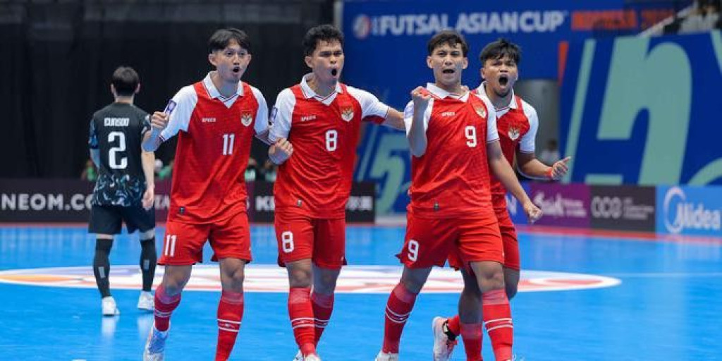 Hajar Korea Selatan 5-0, Timnas Futsal Indonesia Pimpin Klasemen Grup