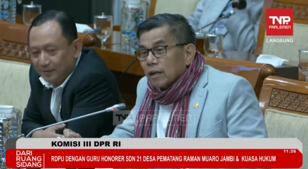 Kasus Guru Honorer di Muaro Jambi, Komisi III DPR RI Minta Proses Hukum Dihentikan
