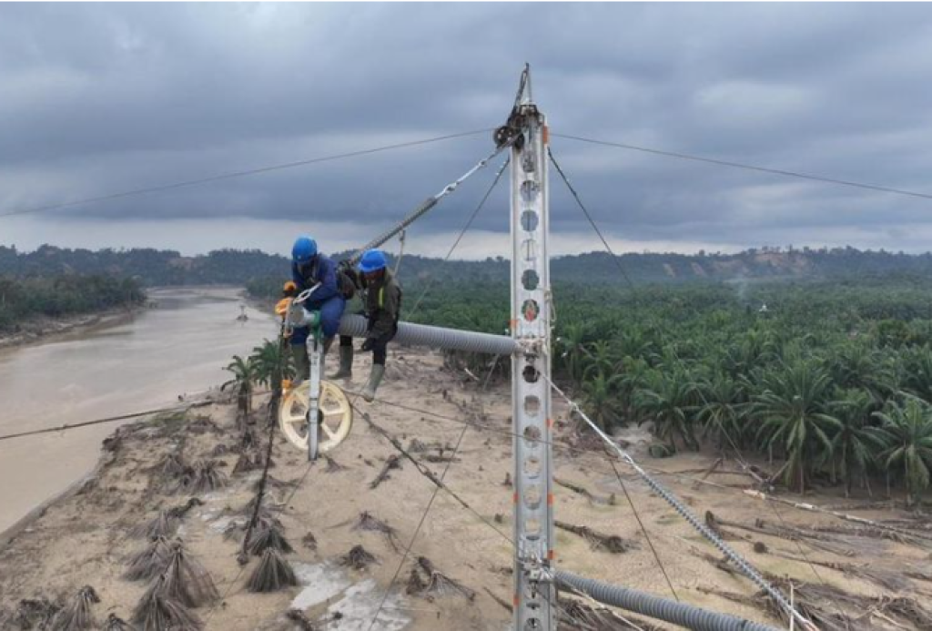 Kerusakan Terparah Sepanjang Sejarah di Aceh, PLN Pulihkan 442 Titik Kelistrikan