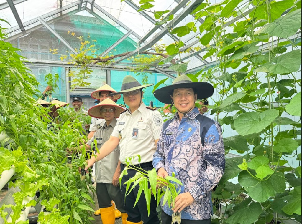 Lapas Muara Enim Sukses Gelar Panen Raya, Perkuat Ketahanan Pangan dan Kemandirian Warga Binaan