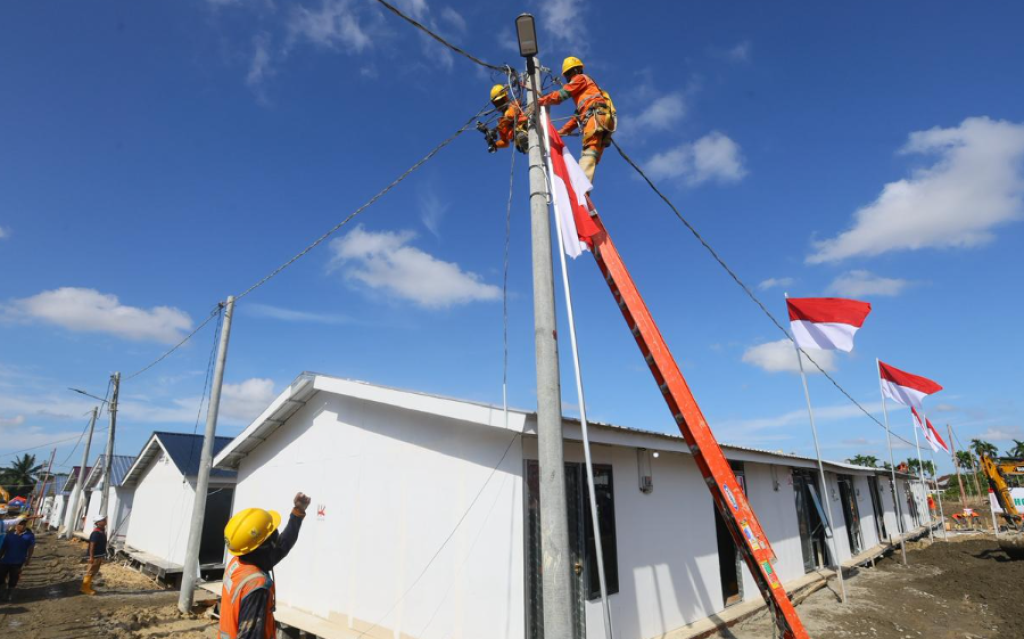 Listrik Menyala, Huntara Aceh Tamiang Tinggalkan Fase Darurat Pascabencana