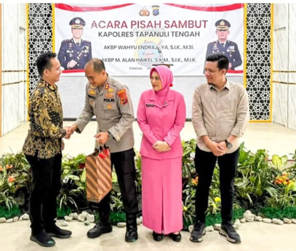 Manajemen PLN IP UBP Labuhan Angin Hadiri Acara Pisah Sambut Kapolres Tapanuli Tengah