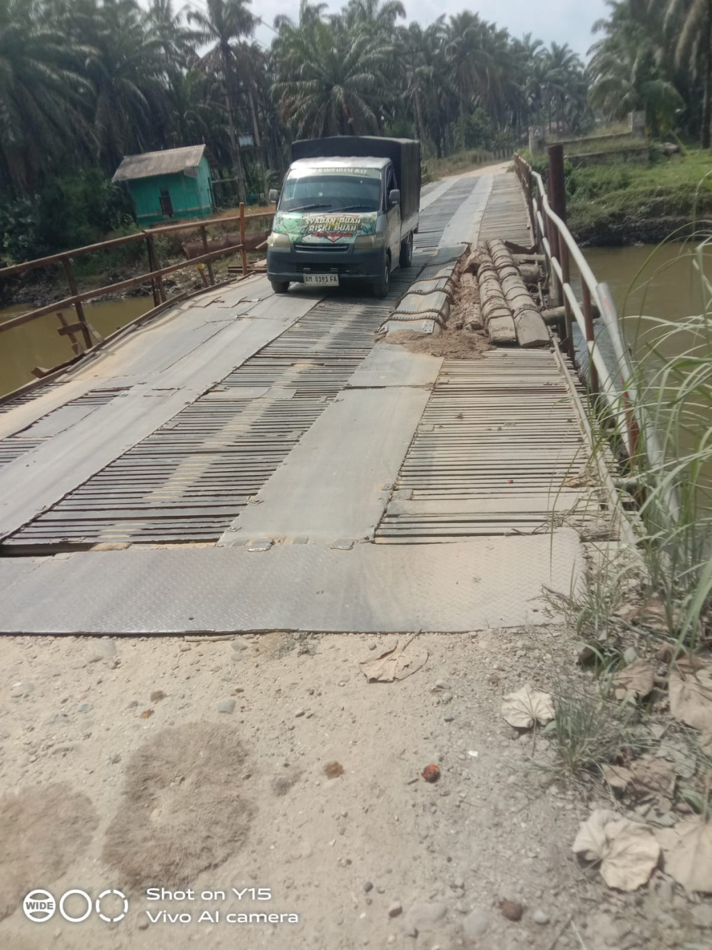 Masyarakat Lubuk Bunut Desak PTPN4 Perbaikan Jembatan PTPN4