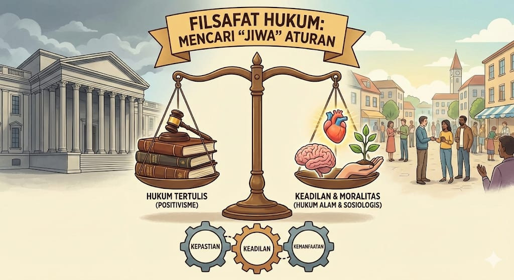 Menggali “Jiwa” Aturan: Mengapa Filsafat Hukum Penting bagi Warga Negara
