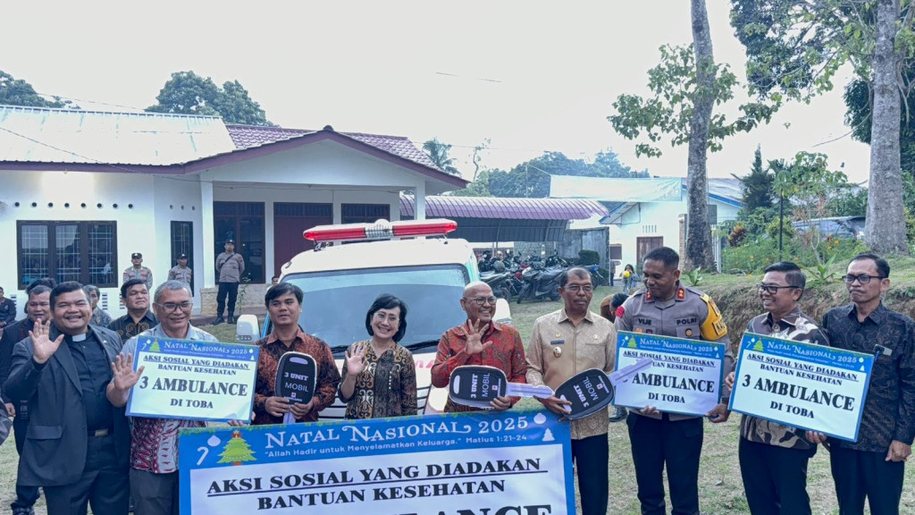 Natal Nasional Digelar di Toba, Panitia Serahkan 4 Jenis Bantuan Sosial