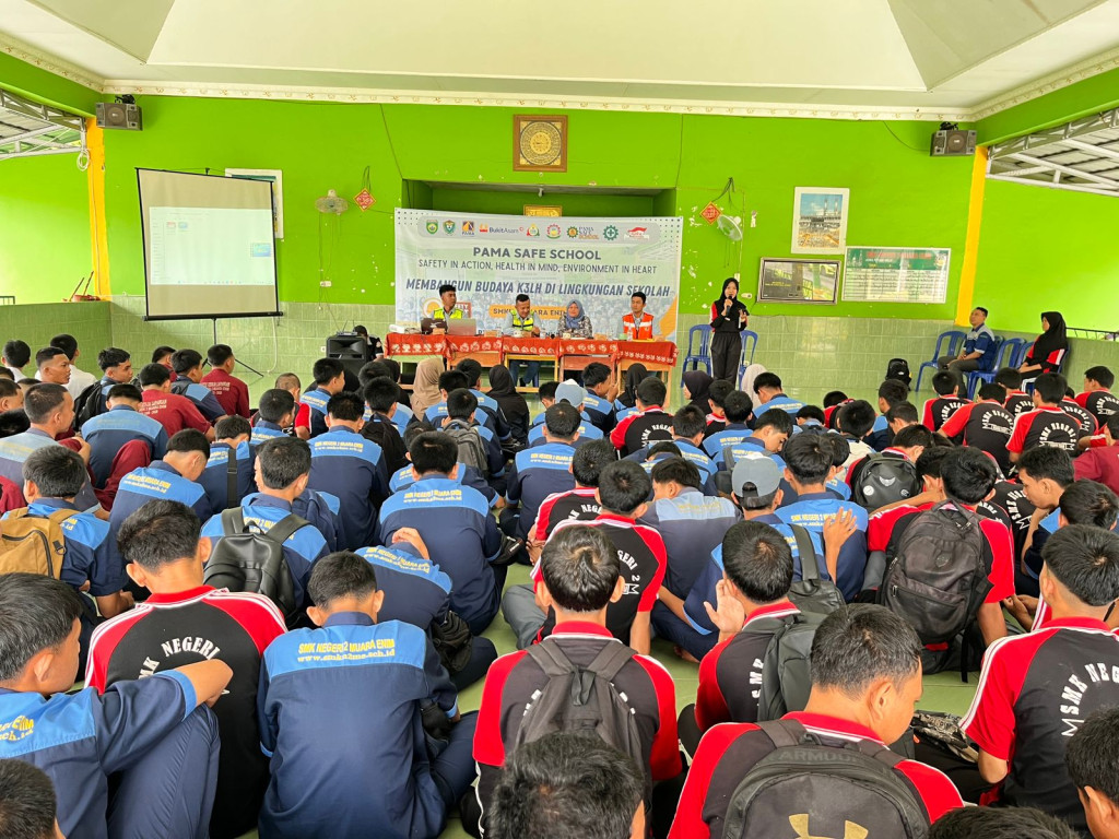 PAMA Bekali Siswa SMKN 2 Muara Enim Budaya K3LH Sejak Bangku Sekolah