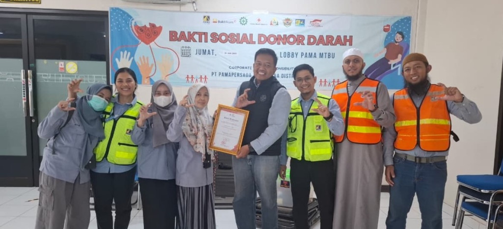 PAMA MTBU Perkuat Komitmen ESG lewat Donor Darah di Bulan K3 Nasional
