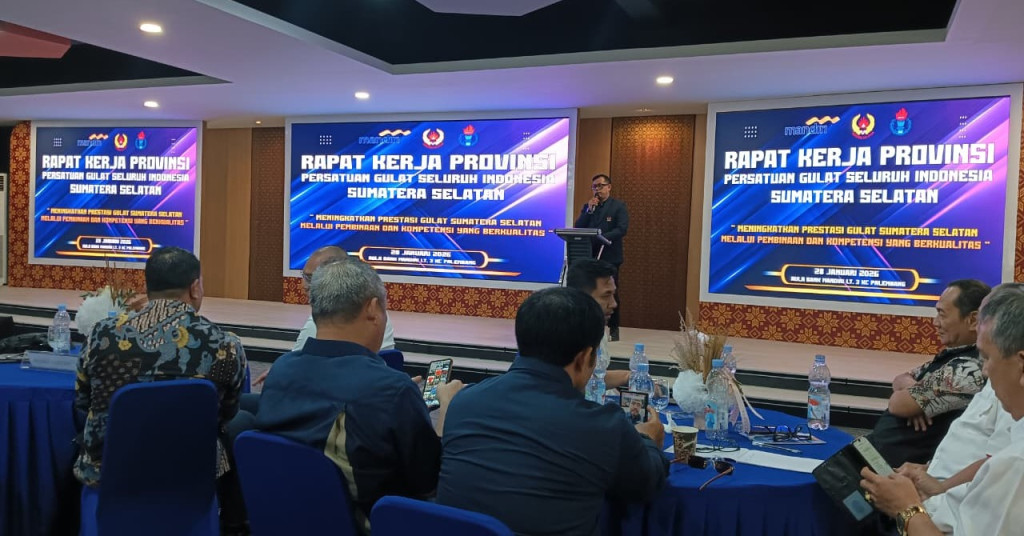 PGSI Sumsel Matangkan Strategi, Rakerprov 2026 Jadi Titik Awal Kebangkitan Gulat Bumi Sriwijaya