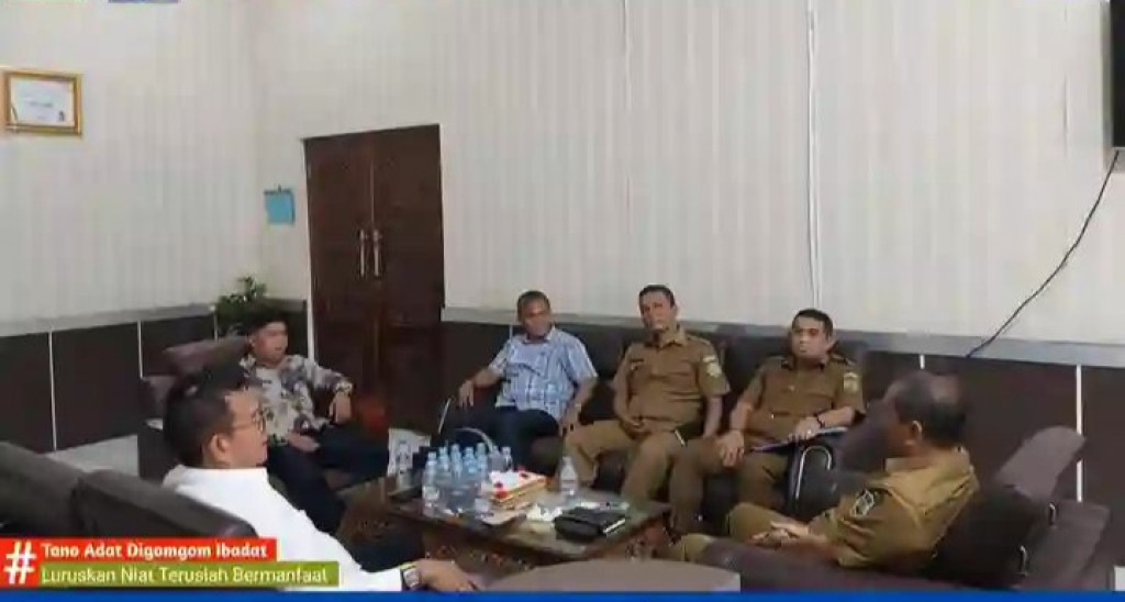 Pimpinan DPRD Kota Sibolga Kunjungan ke Pemkab Palas dalam Rangka Dukungan dan Rekomendasi Pembukaan Kembali Jalur Penerbangan Sibolga-Jakarta