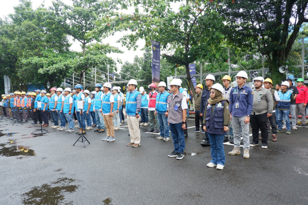 PLN UP3 Bandung Peringati Bulan K3 Nasional 2026 dengan Apel dan Gelar APD