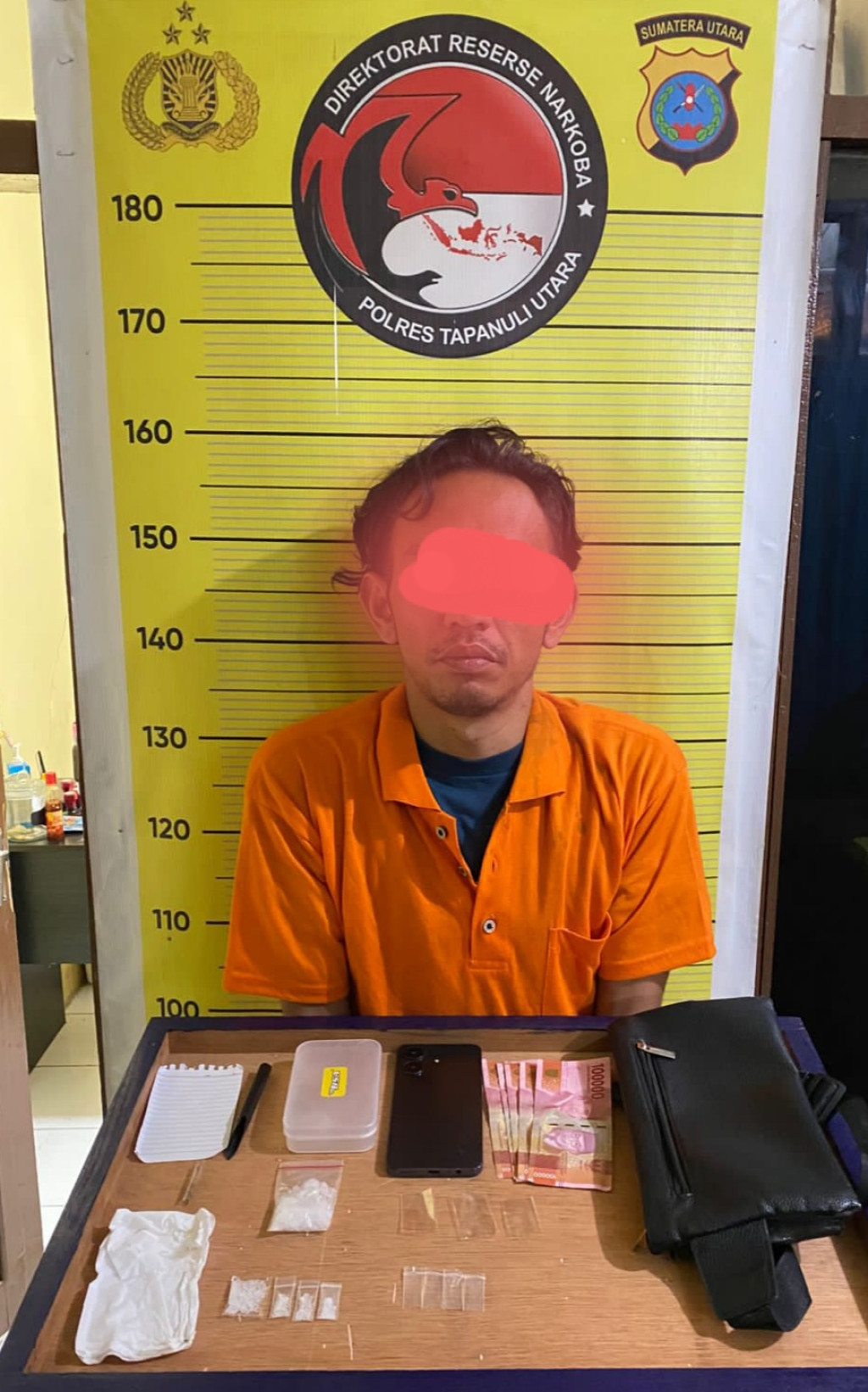 Polres Taput Ringkus 3 Orang Pengedar Narkoba Dari Siborongborong