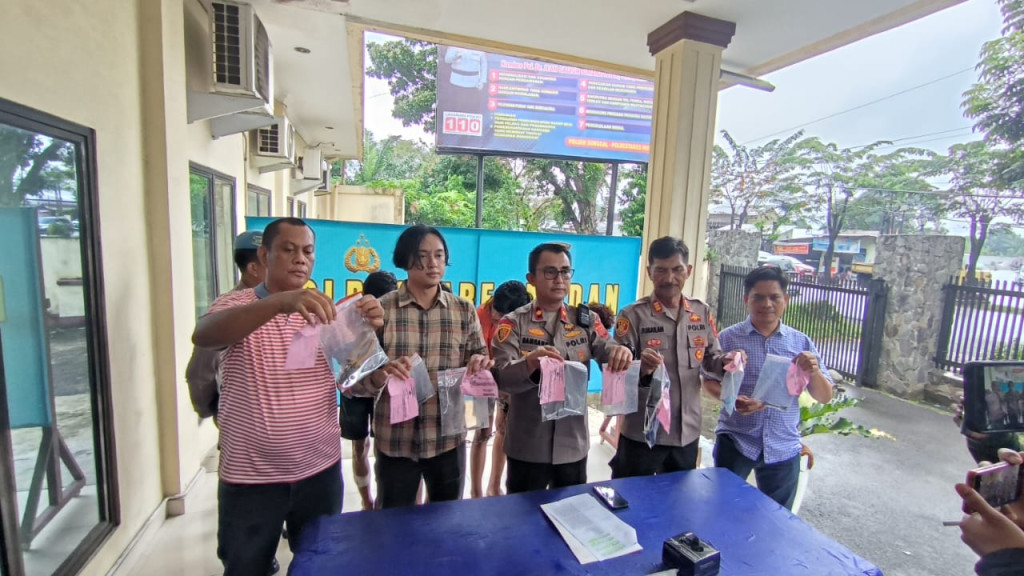 Polsek Sunggal Tangkap Empat Pelaku Spesialis Curat