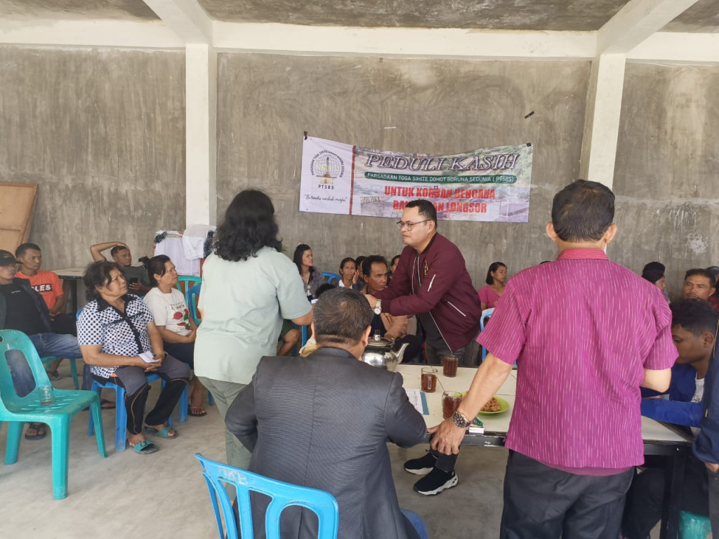 PTSBS Salurkan Bantuan kepada Korban Bencana di Sumut