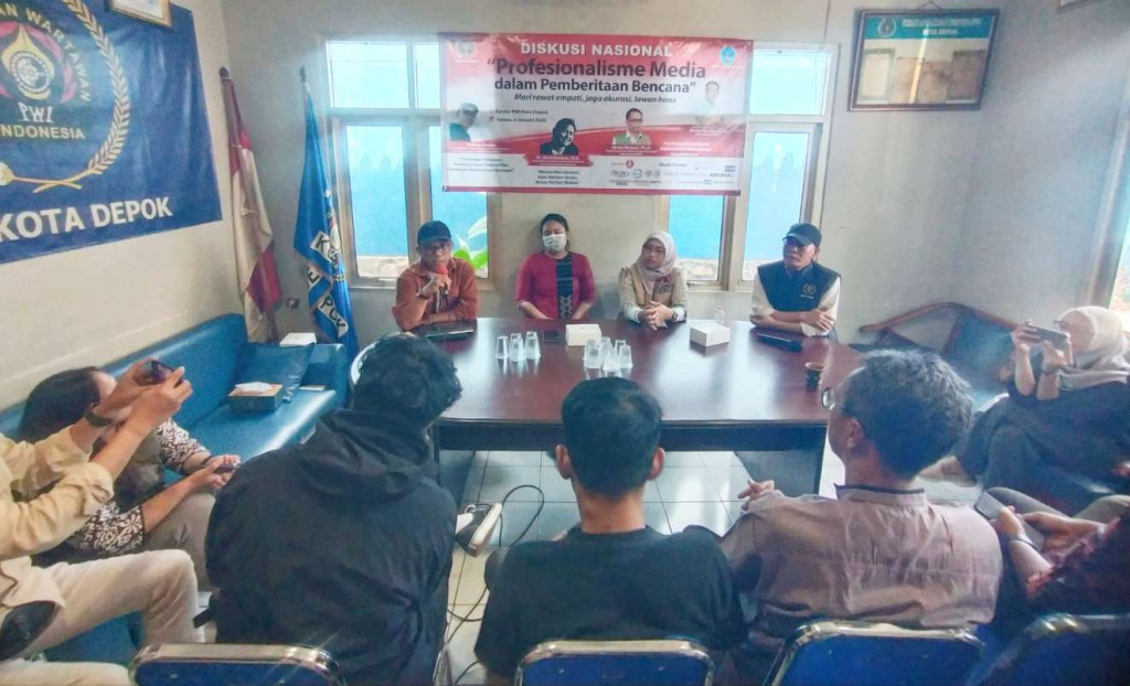 PWI FEI BNPB UI: Profesionalisme Pers dan Etika Pemberitaan Bencana, Rawat Empati; Jaga Akurasi;  Antihoaks