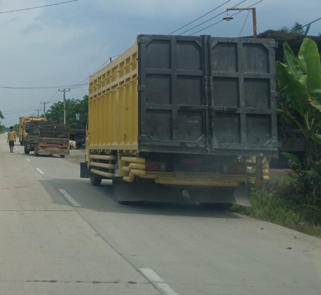 Ram Sawit di Bahu Jalan Lintas Pesisir Kubu Dikeluhkan Warga, Dishub Sebut Sudah Berulang Kali Tegur