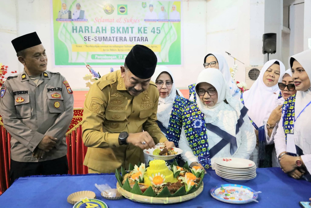 Saipullah Nasution Apresiasi Milad ke-45 BKMT Sumut Dilaksanakan di Mandailing Natal