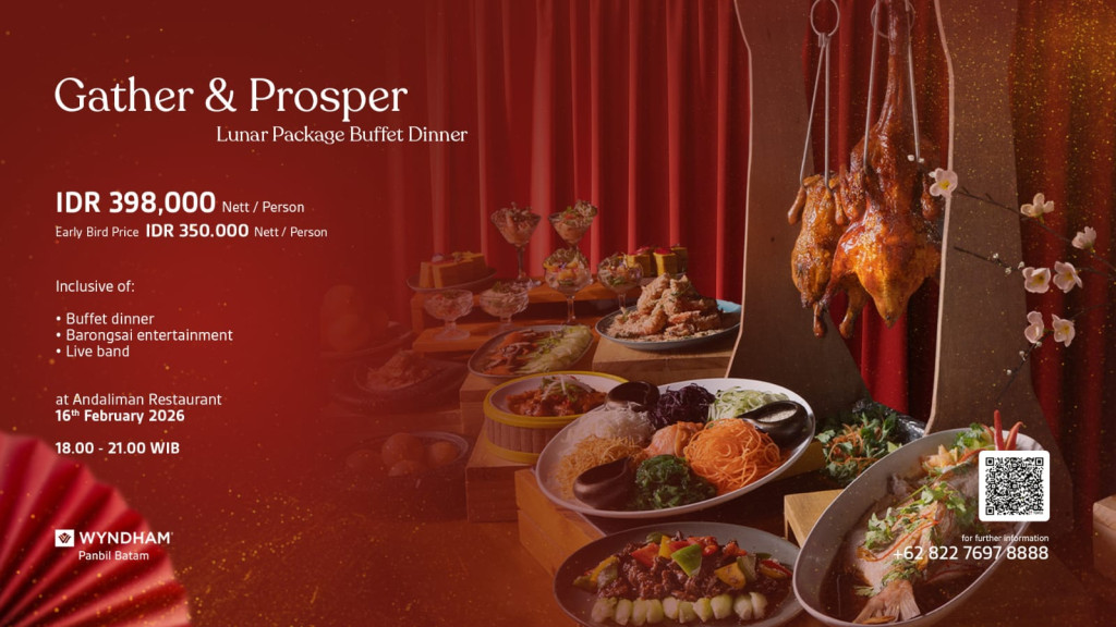 Sambut Tahun Baru Imlek dengan Pengalaman Kuliner Autentik di Wyndham Panbil Batam