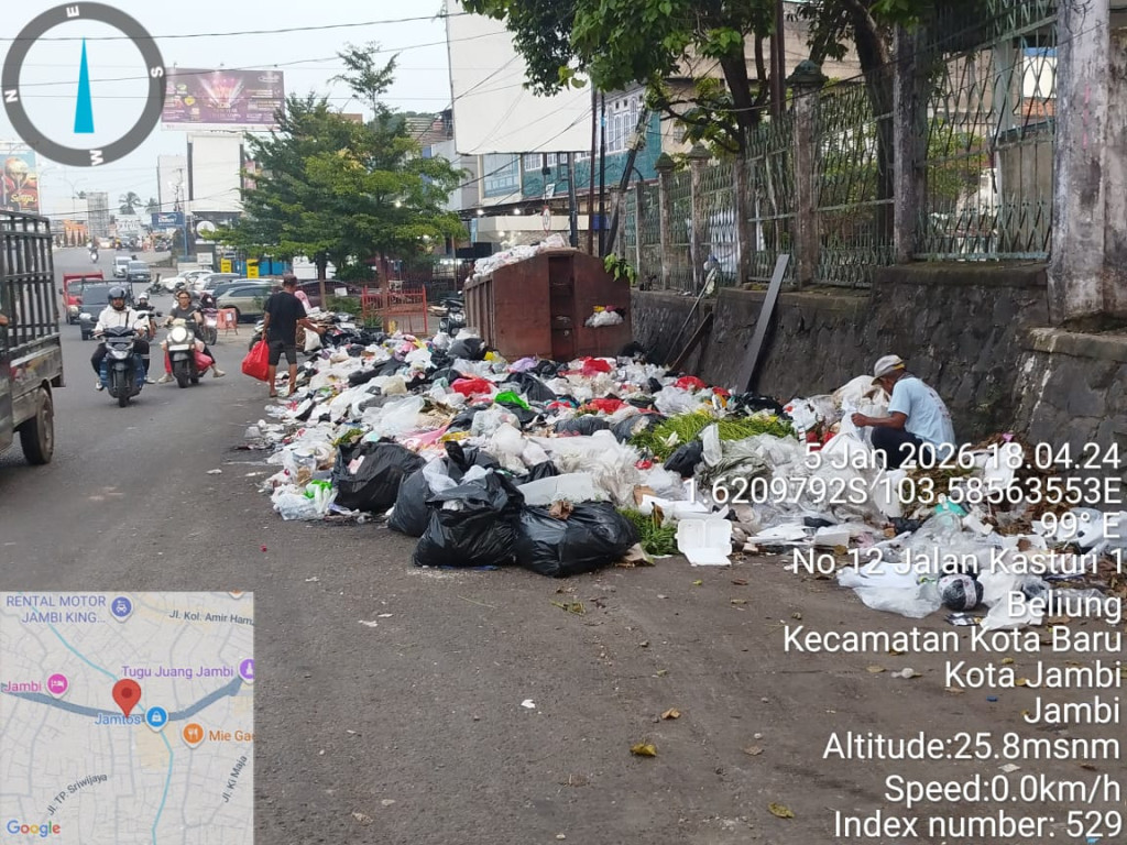 Sampah Menggunung, Bau Menyengat Cemari Kota Jambi Bahagia: Jurnalis M. Rosyid Sentil Kinerja Pemkot