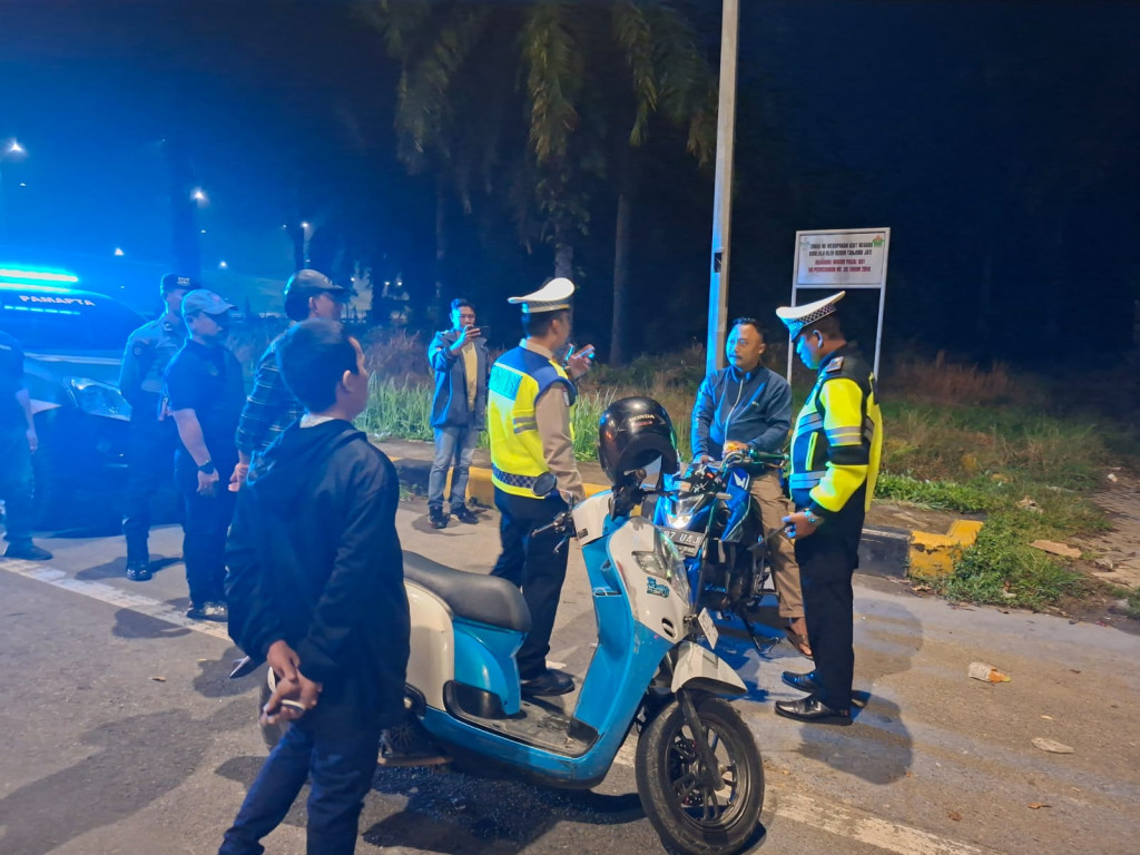 Sat Lantas Polres Langkat Tertibkan Balap Liar dan Knalpot Brong, 18 Sepeda Motor Diamankan