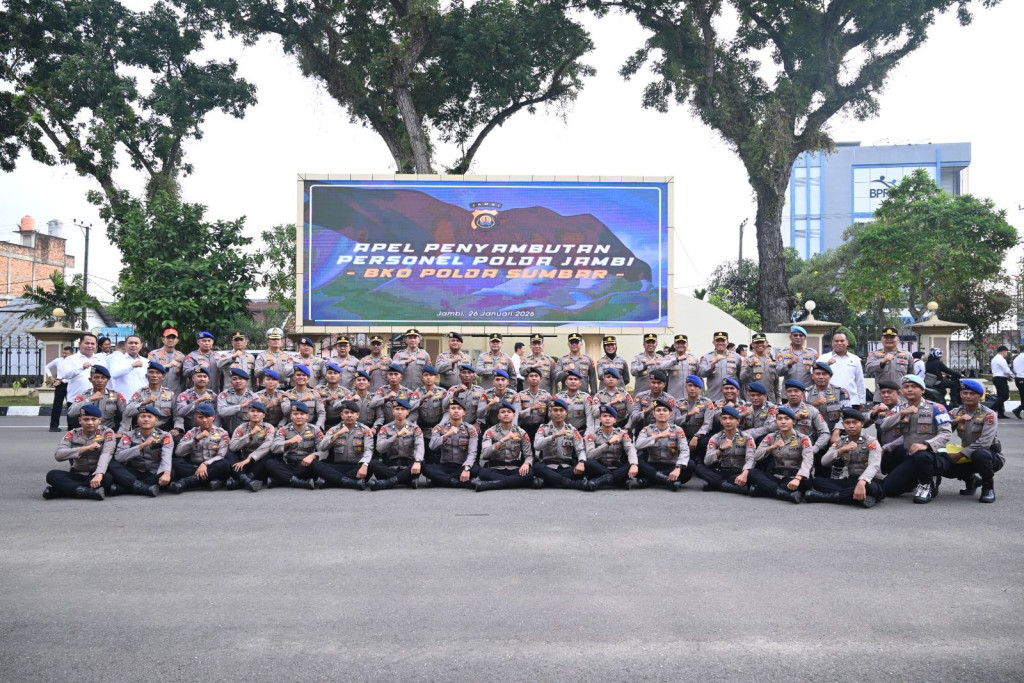 Selesai Bantu Korban Bencana Sumbar, 40 Personel BKO Polda Jambi Tiba di Jambi