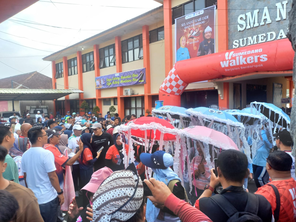 Sumedang Walker Meriahkan HUT ke-22 SMANTISU, Dibuka Langsung Bupati Sumedang
