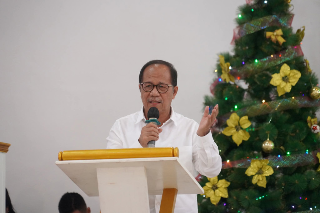 Syukuran Natal dan Tahun Baru Disdik, Wawako Gunungsitoli: Refleksi Majukan Pendidikan